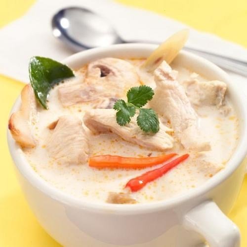 Куриный суп с грибами и плавленным сыром